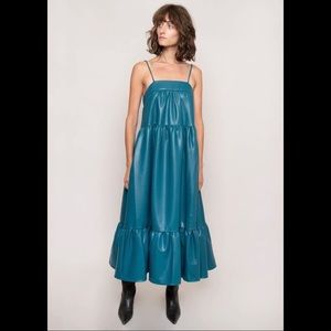 Simon Miller Vegan Leather Pumpa Dress NWT